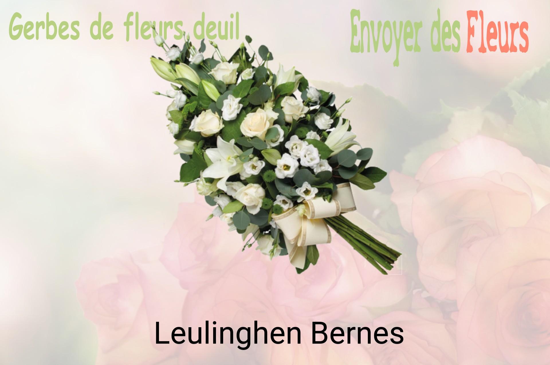 Gerbe de fleurs de deuil livrée à Leulinghen-Bernes